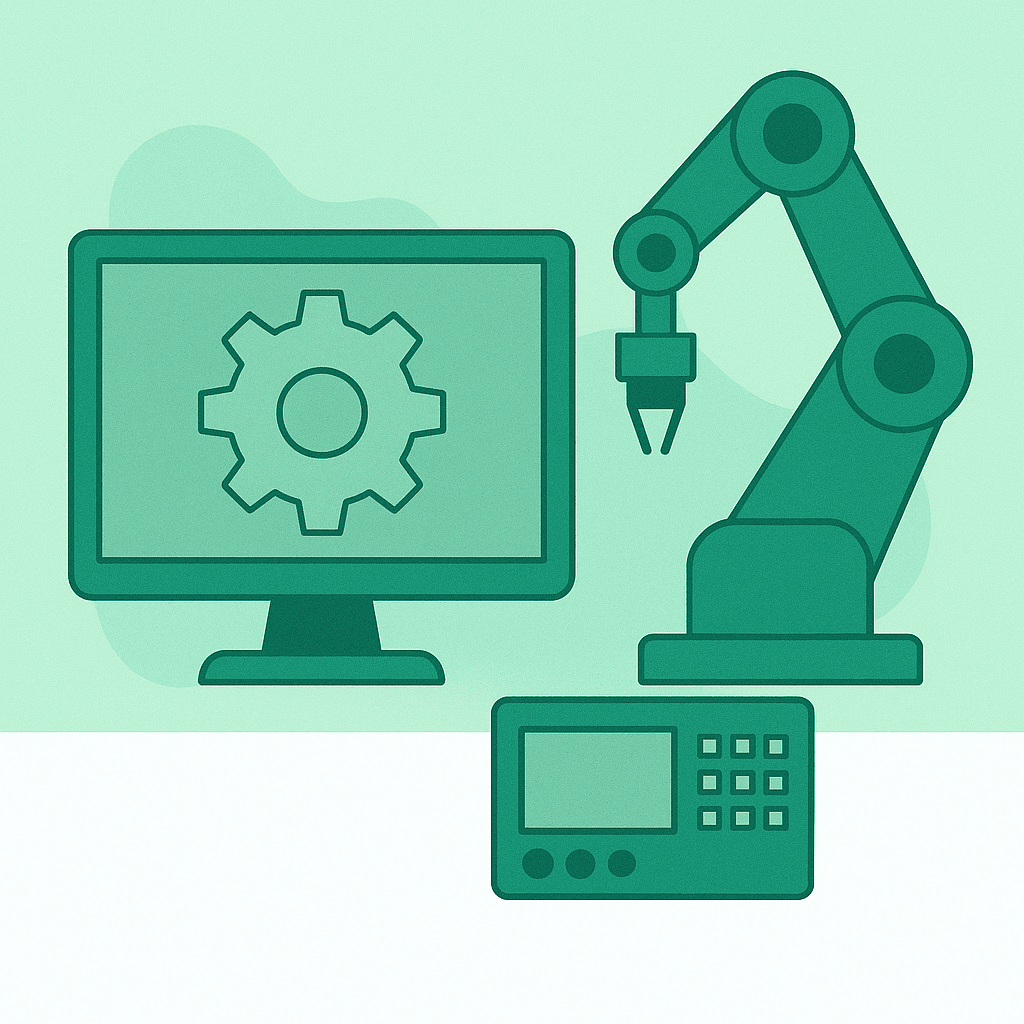 Mechanical engineer reviewing a 3D model on screen